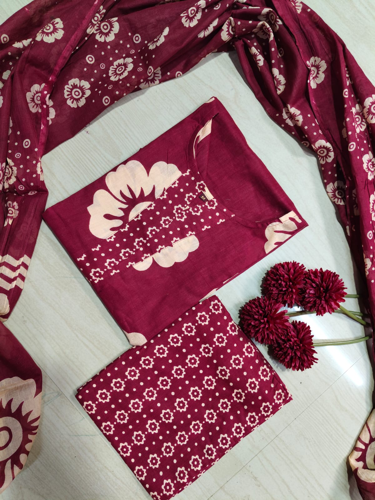 Petals Dupatta Sets  FDS12