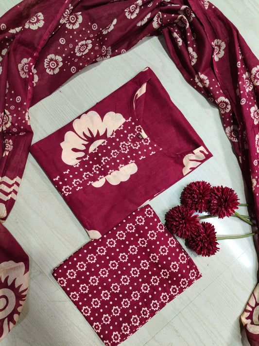 Petals Dupatta Sets  FDS12