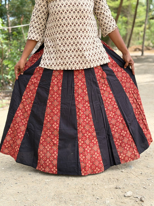 Ajrak Cotton Skirts SS12