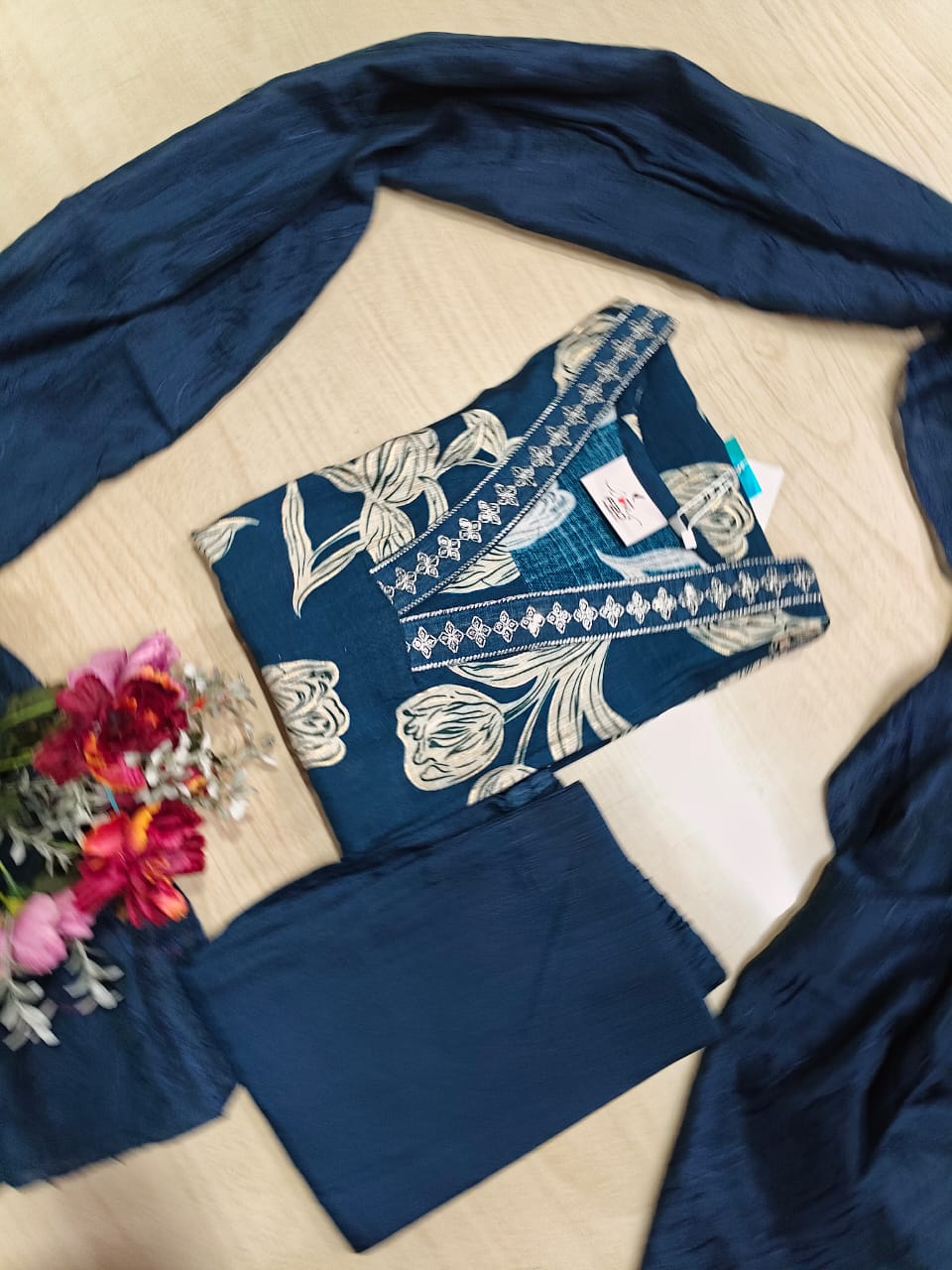 Premium Shiny Vetican Silk Kurti - SVK12