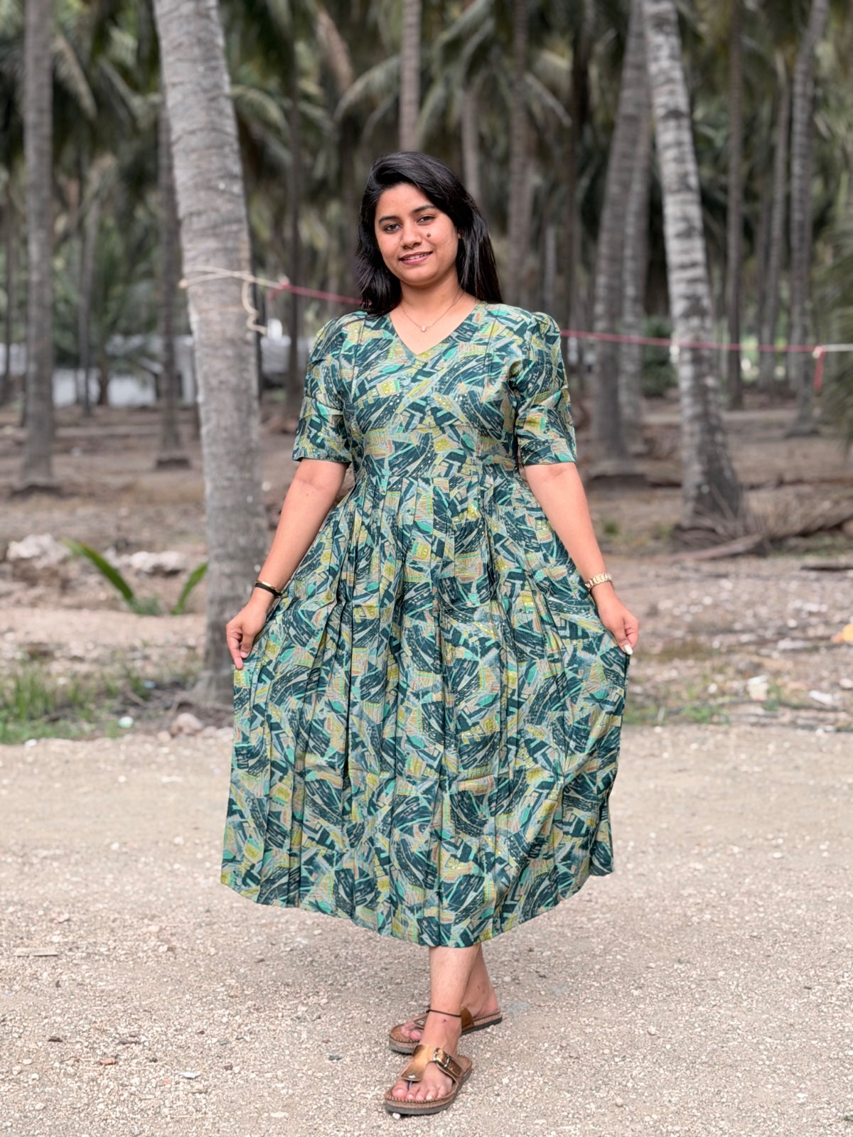 Premium Rayon Frock  CFF137