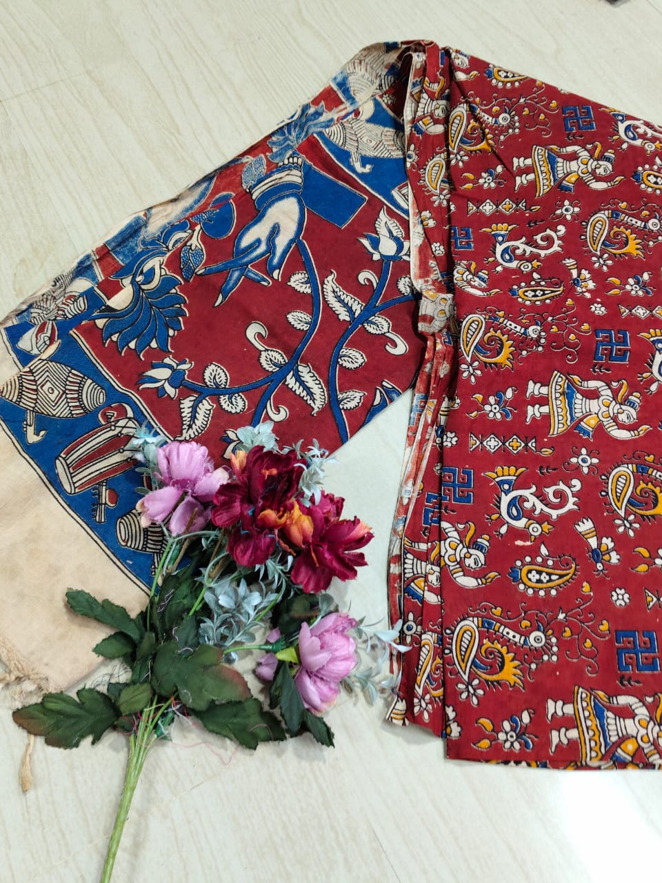 Kalamkari Pure Cotton Duppatas KCD13