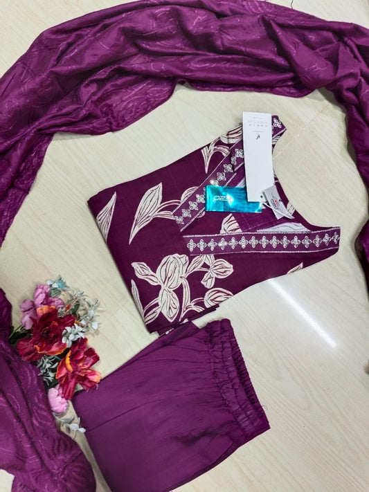Premium Shiny Vetican Silk Kurti - SVK13