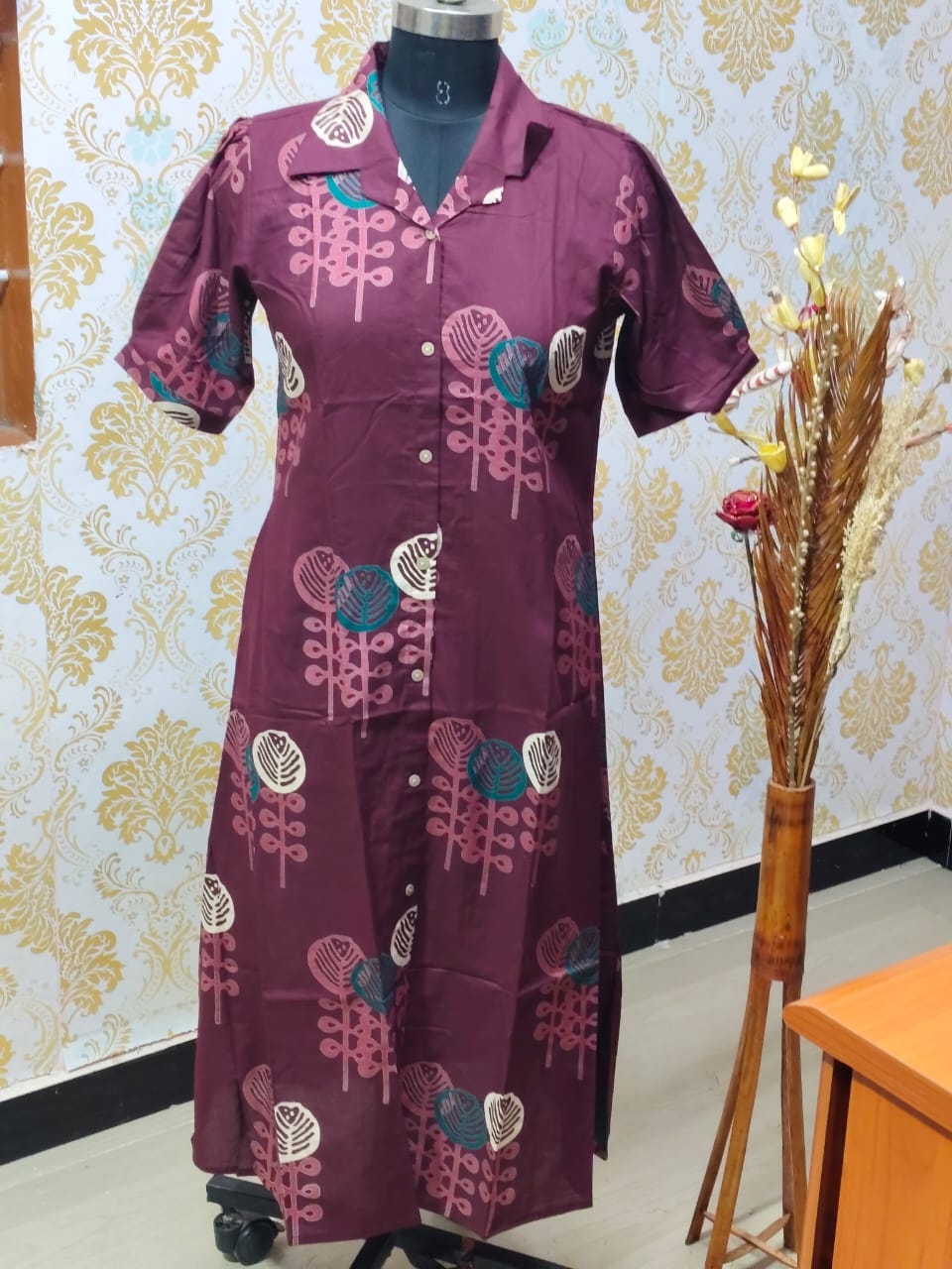 Cotton A Line Frock  CFF141