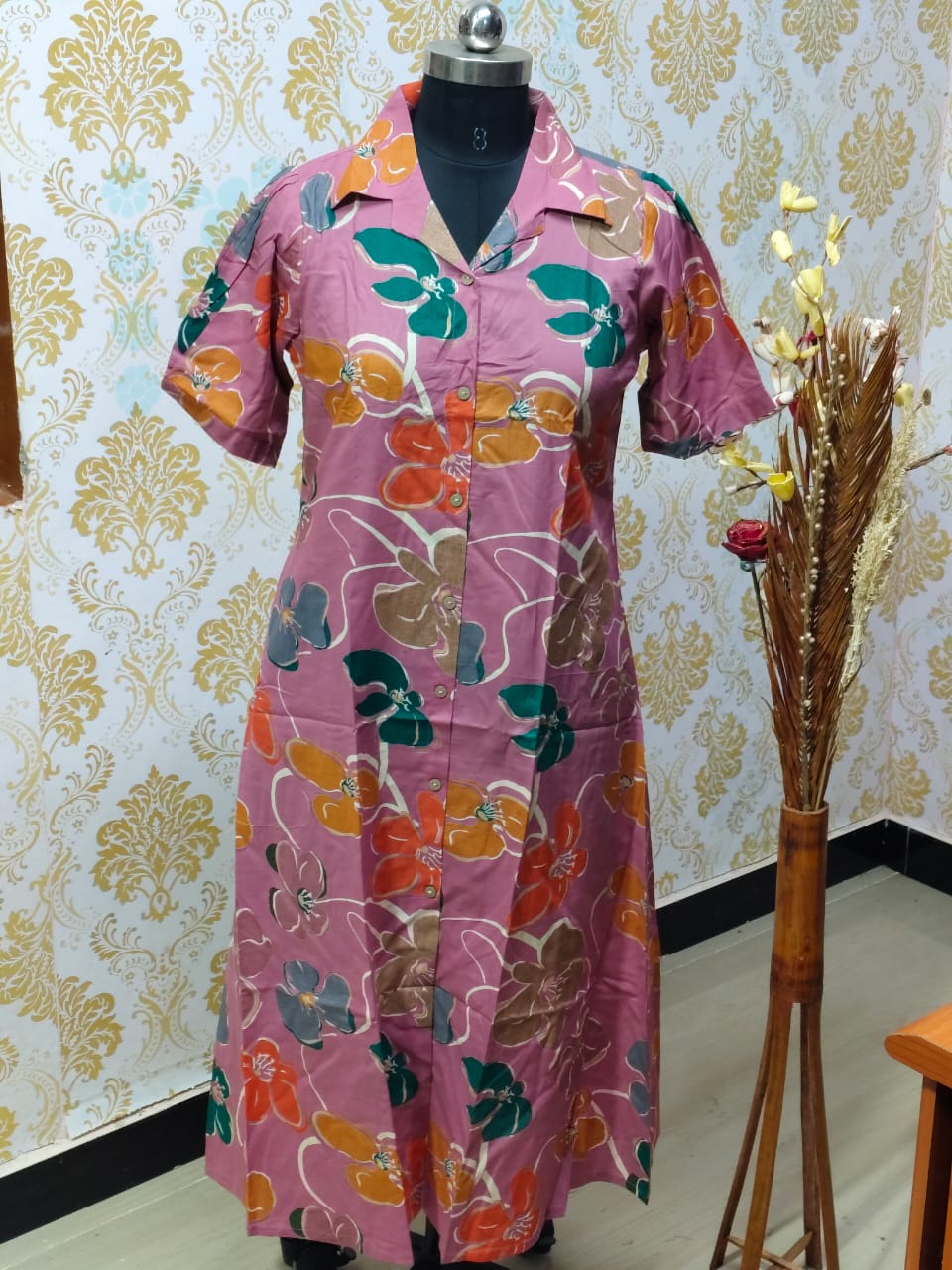 Cotton A Line Frock  CFF143