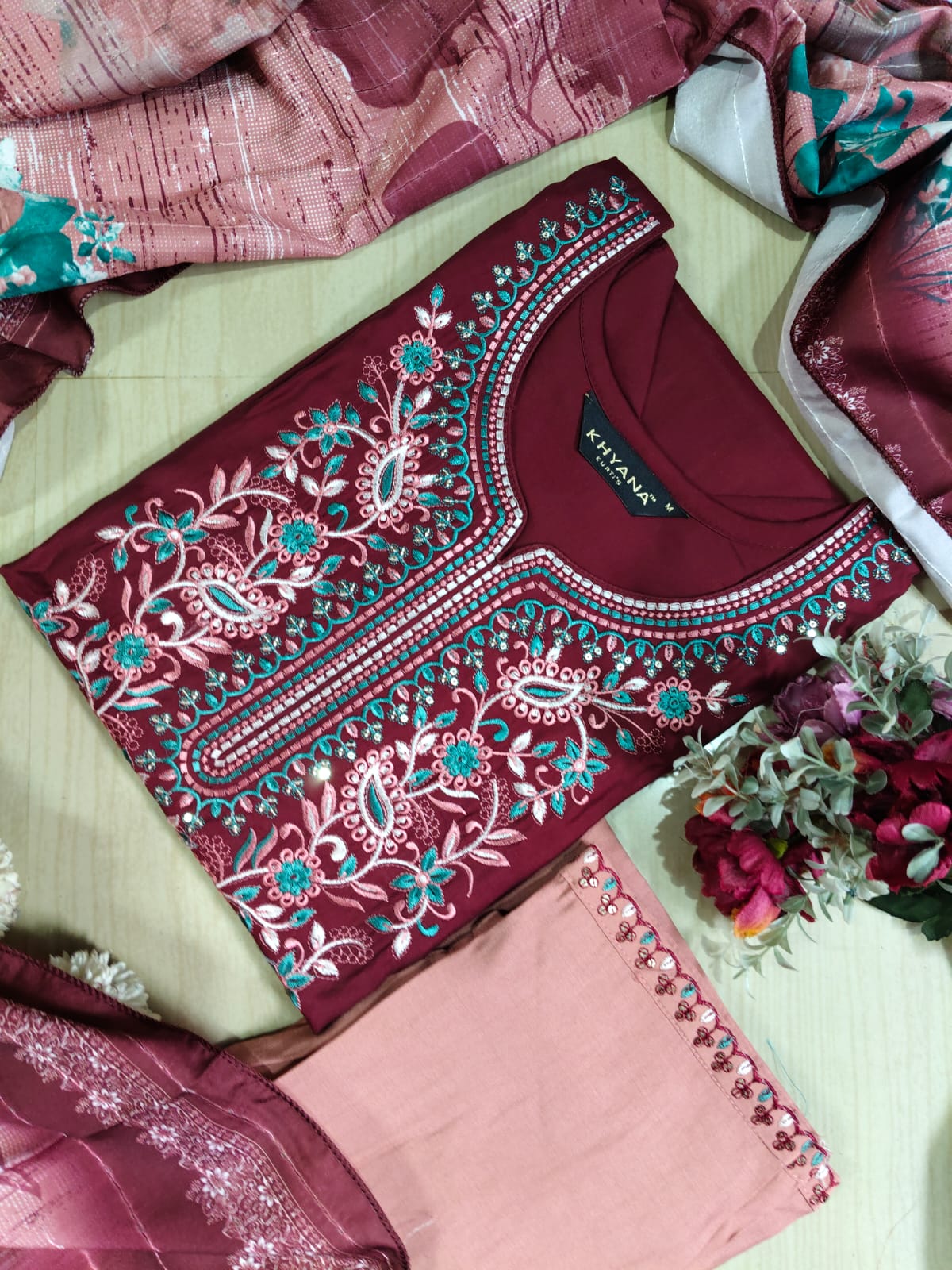 Visithra Silk Duppata Sets  VDS14