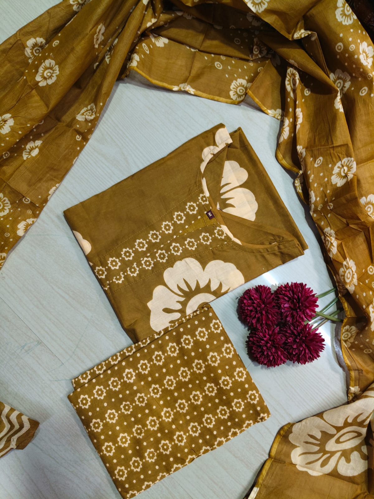Petals Dupatta Sets  FDS14
