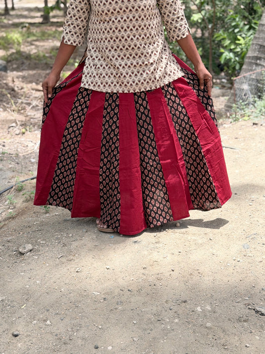 Ajrak Cotton Skirts SS14