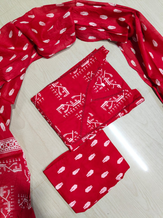 Jaipur Cotton Kurti Set - JKS15 (Check Our Size Chart Before Placing the Order)