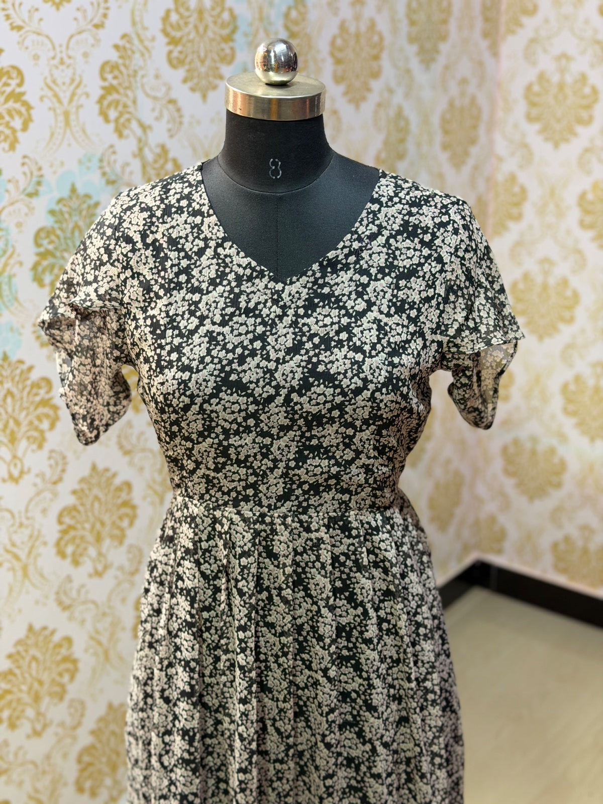 Georgette Floral Frock GFF15