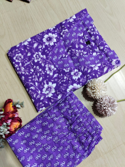 V neck Kurthi with Pant  ALN16