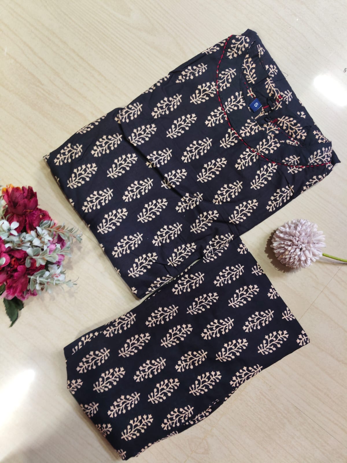 Cotton Kurti With Phant  CKP17