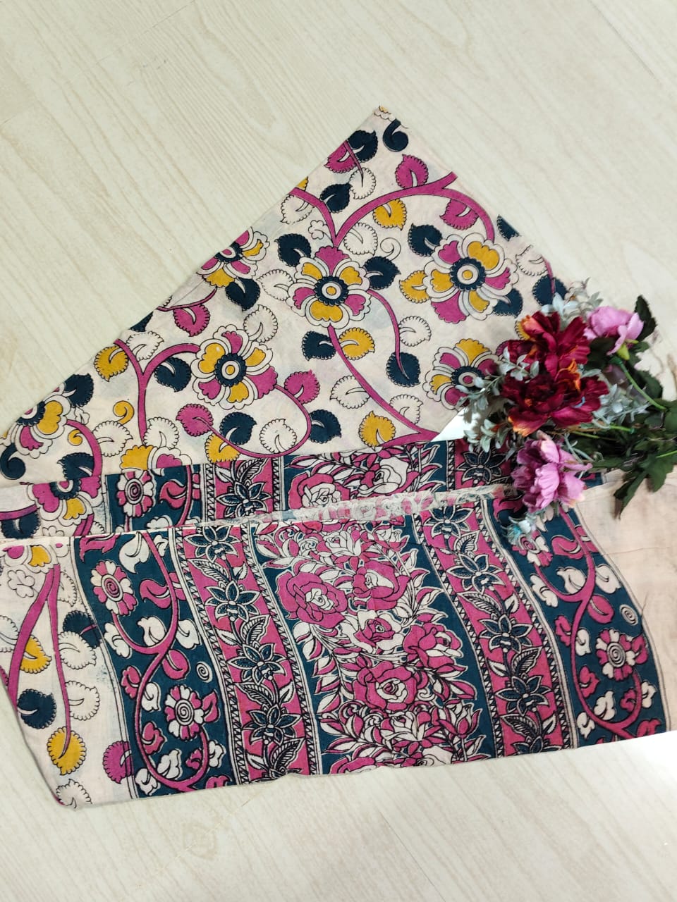 Kalamkari Pure Cotton Duppatas KCD17