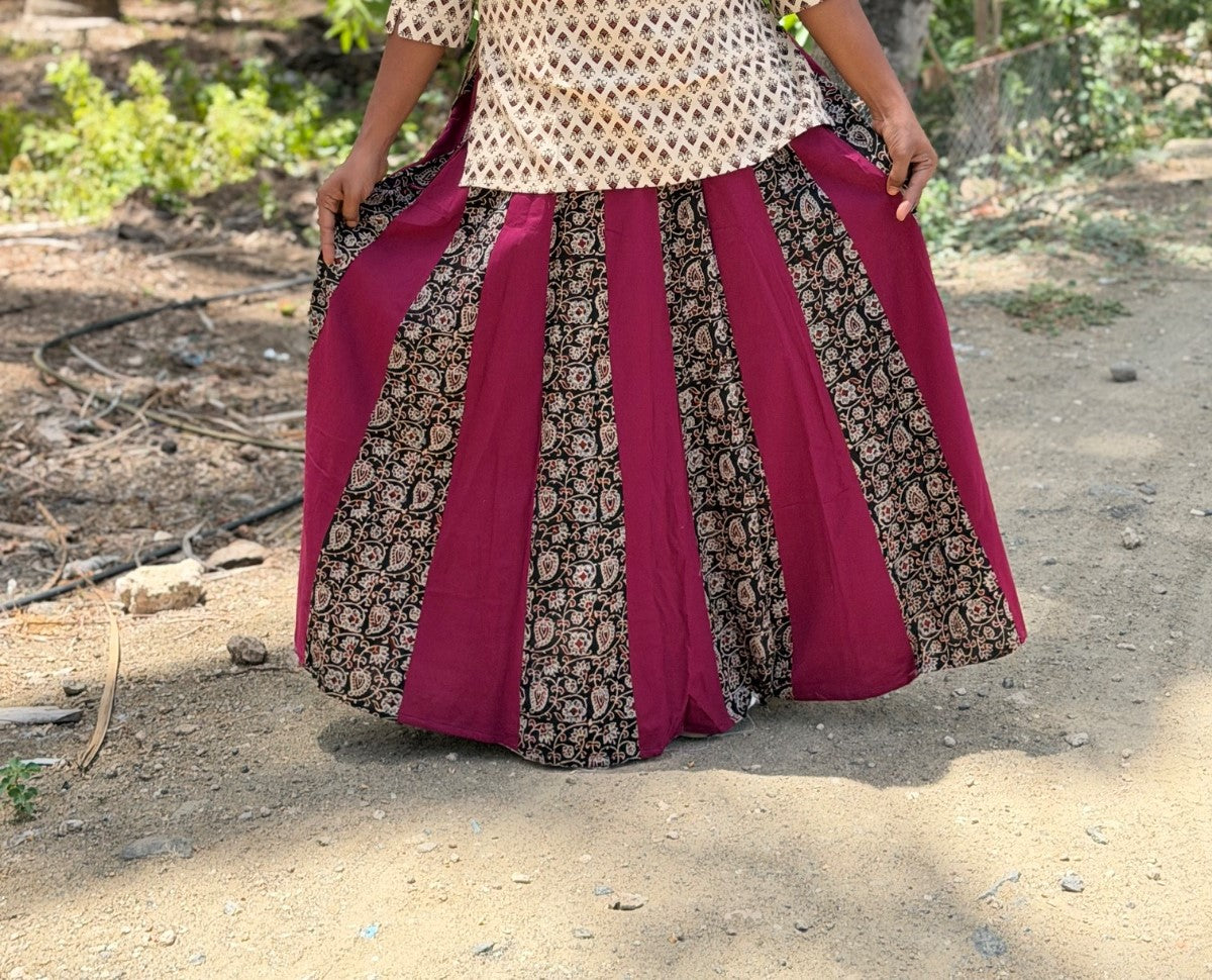 Ajrak Cotton Skirts SS17