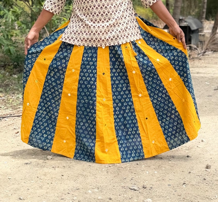 Ajrak Cotton Skirts SS19