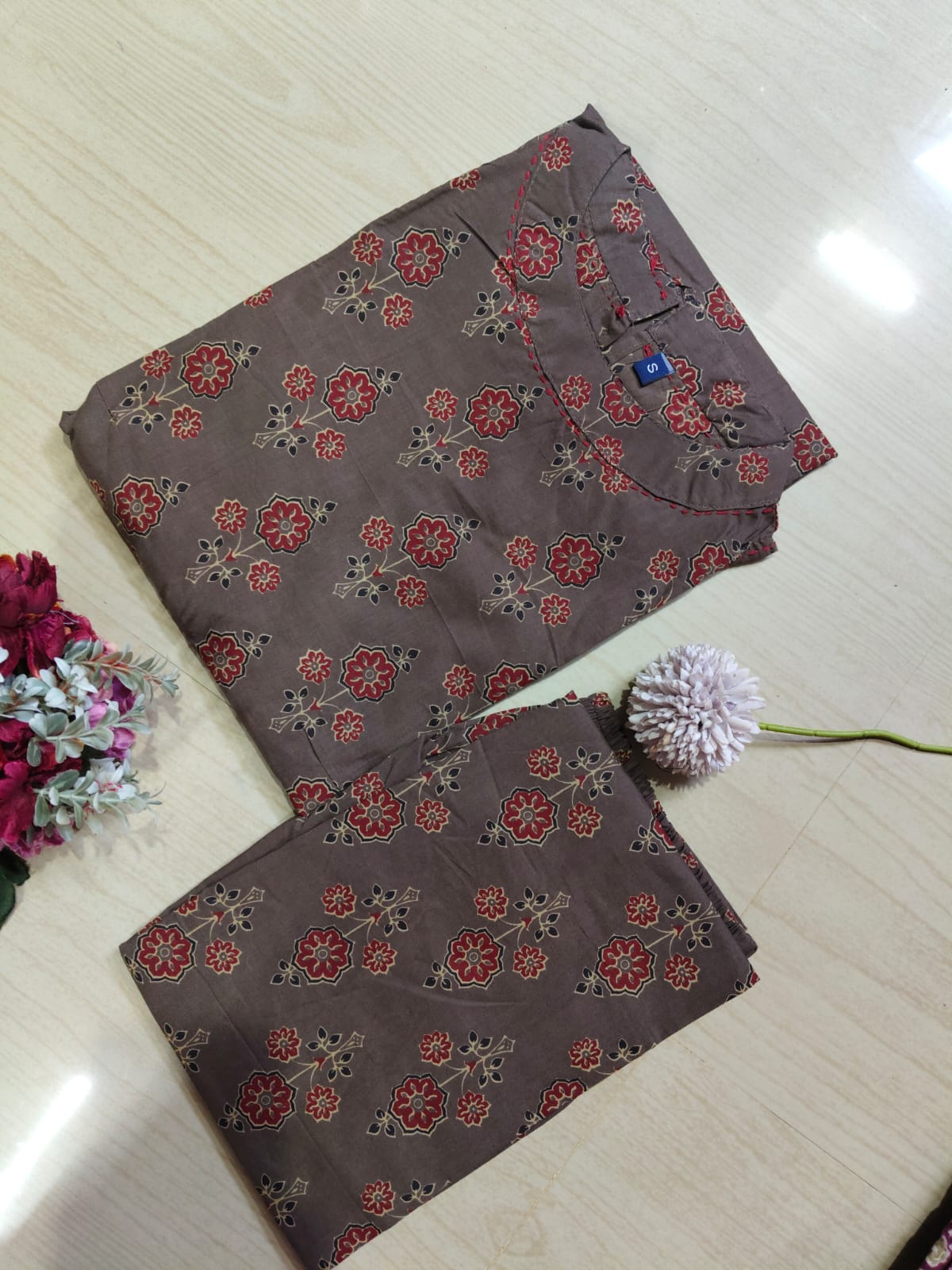 Cotton Kurti With Phant  CKP19
