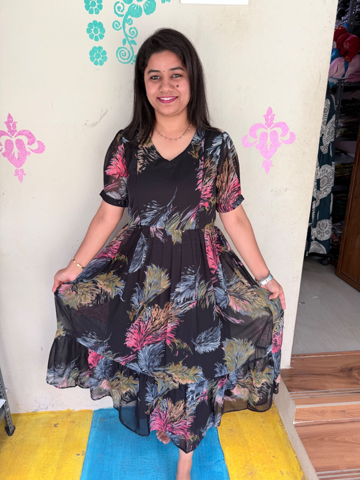 Georgette Feeding Frock GEF01