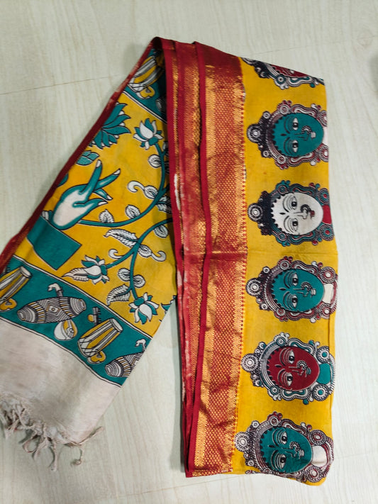 Kalamkari Pure Cotton Duppatas KCD20