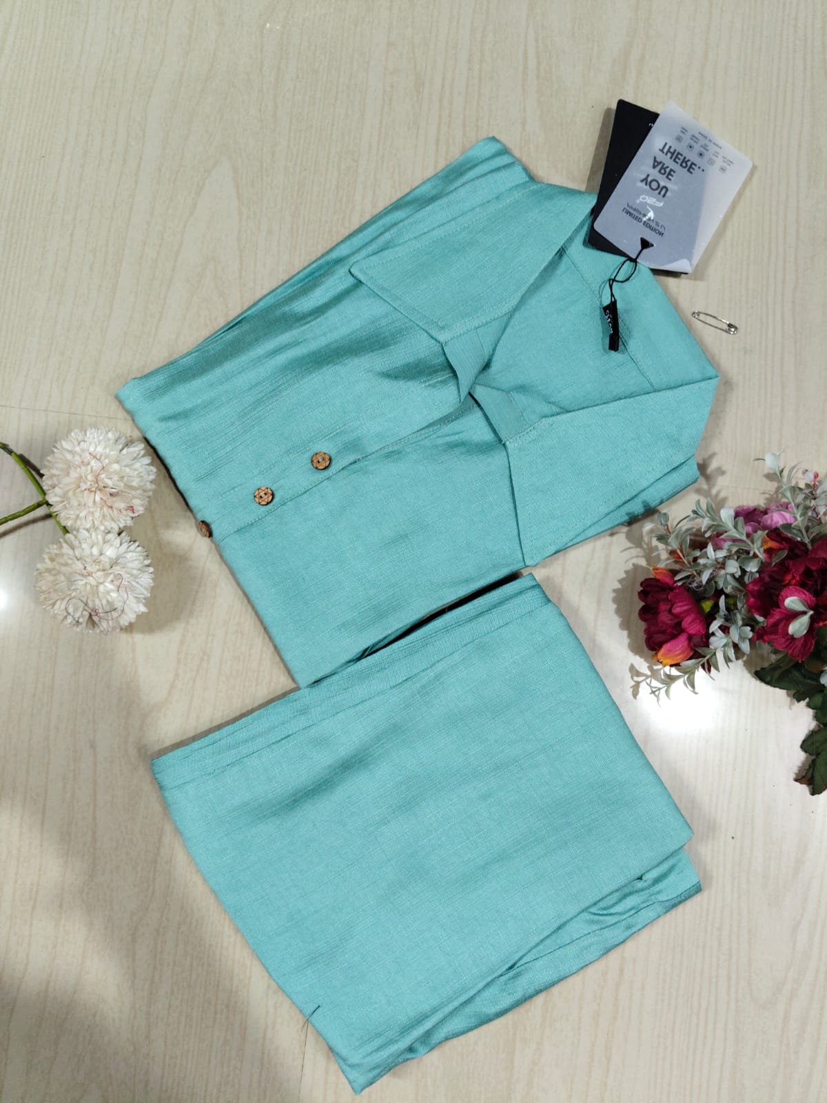 Shiny Silk Kurti with Pant - PSSK21