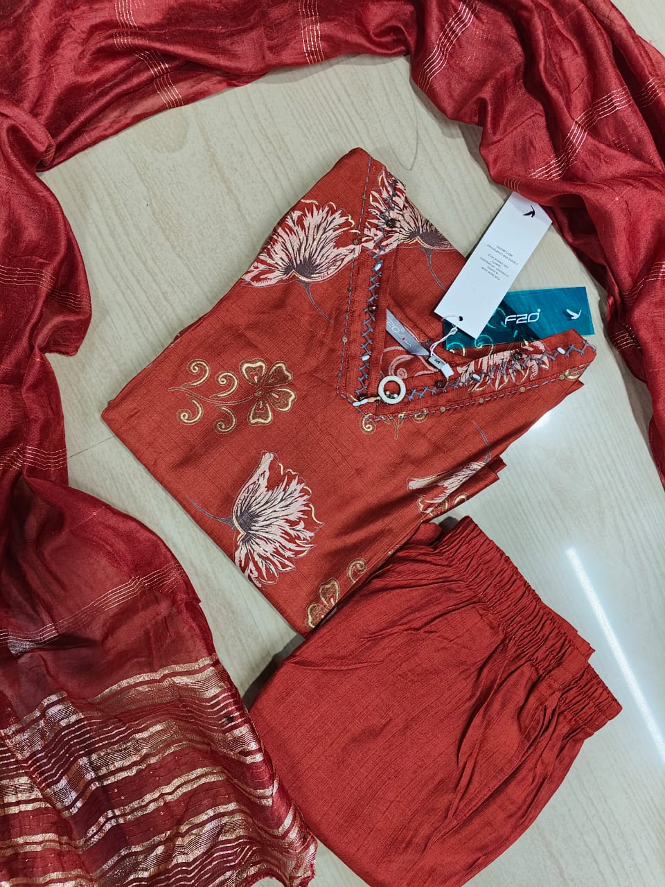 Premium Shiny Vetican Silk Kurti - SVK22