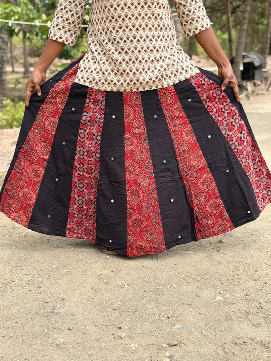 Ajrak Cotton Skirts SS21
