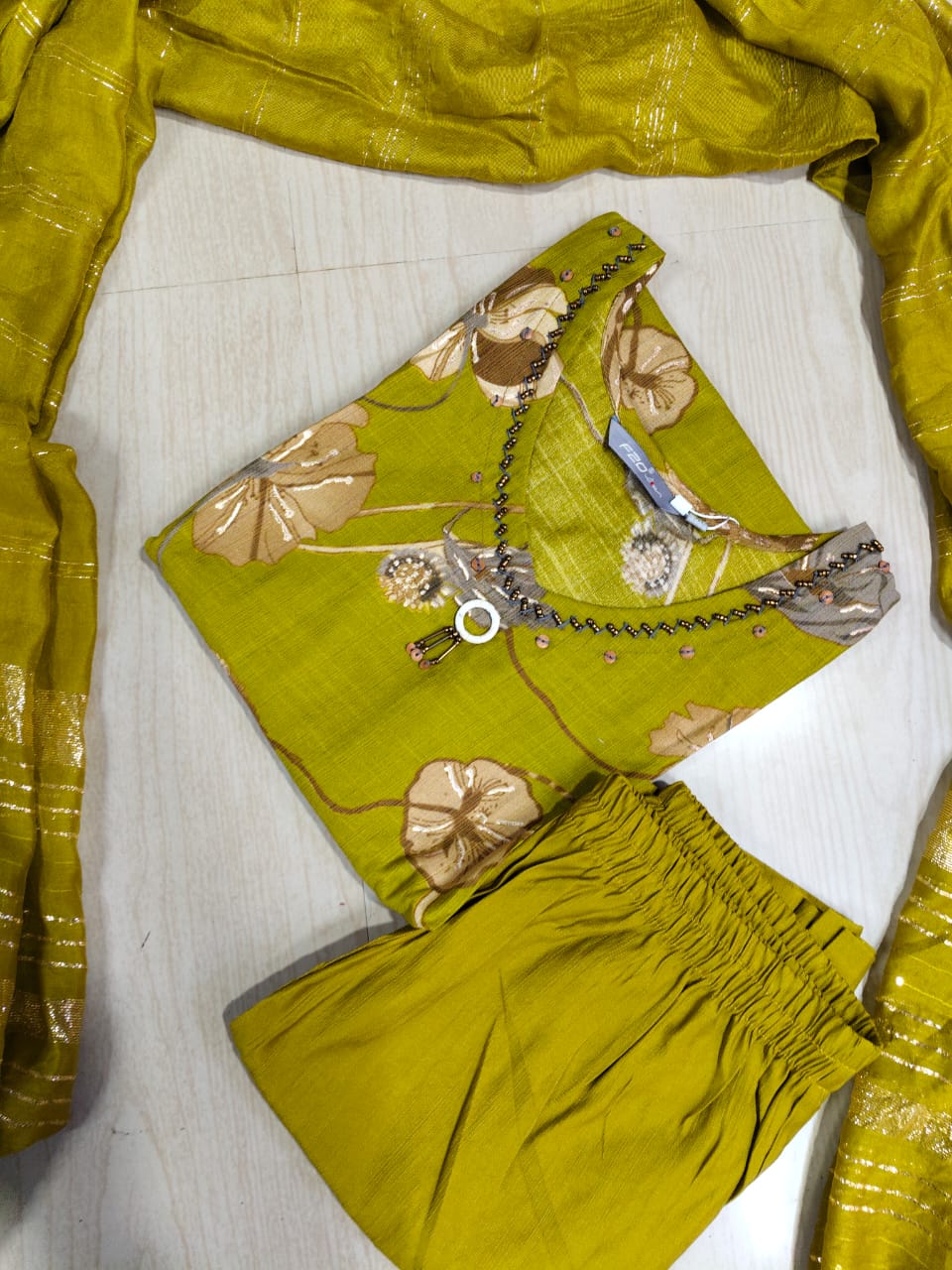 Premium Shiny Vetican Silk Kurti - SVK23