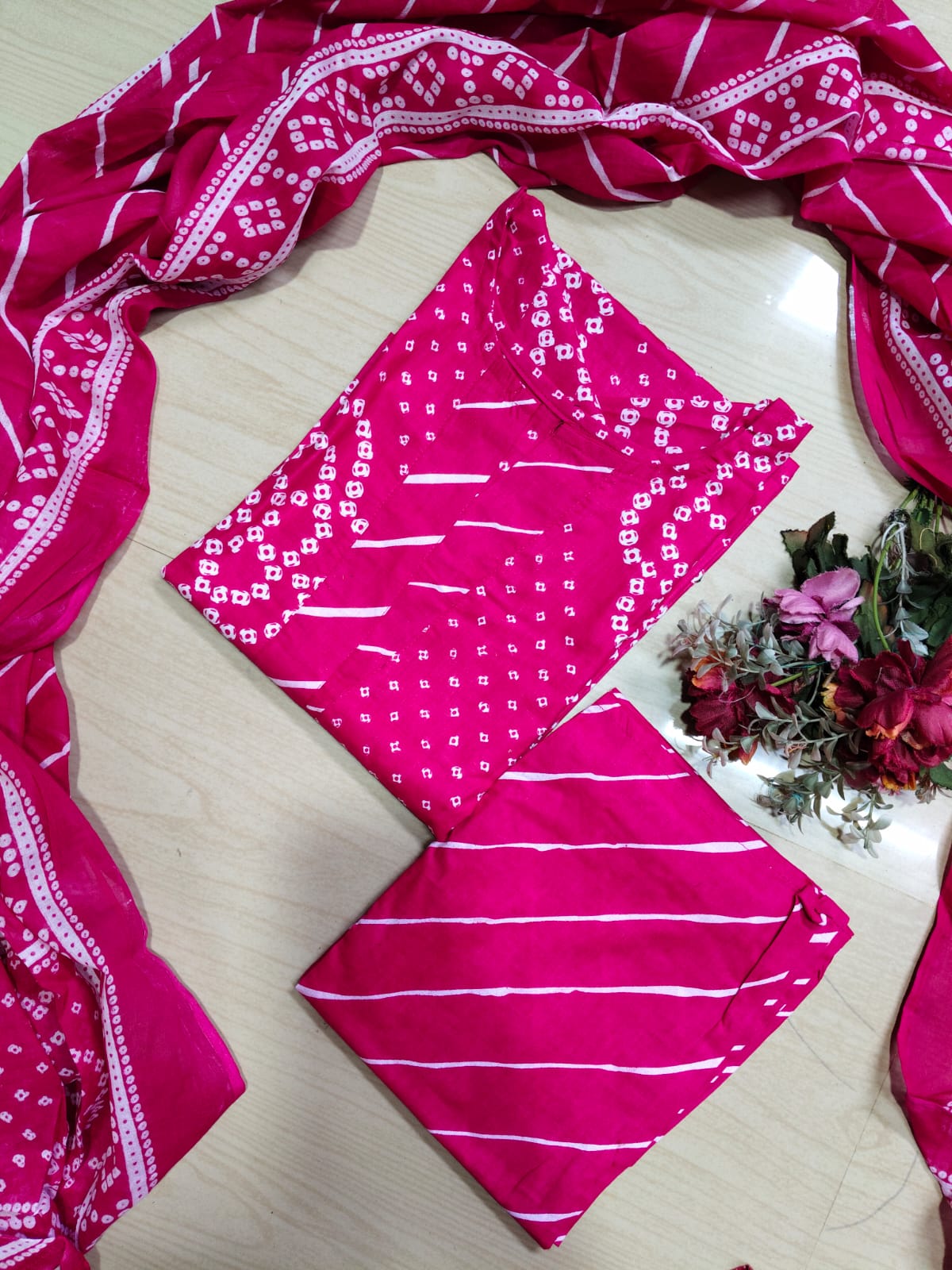 Petals Dupatta Sets  FDS245