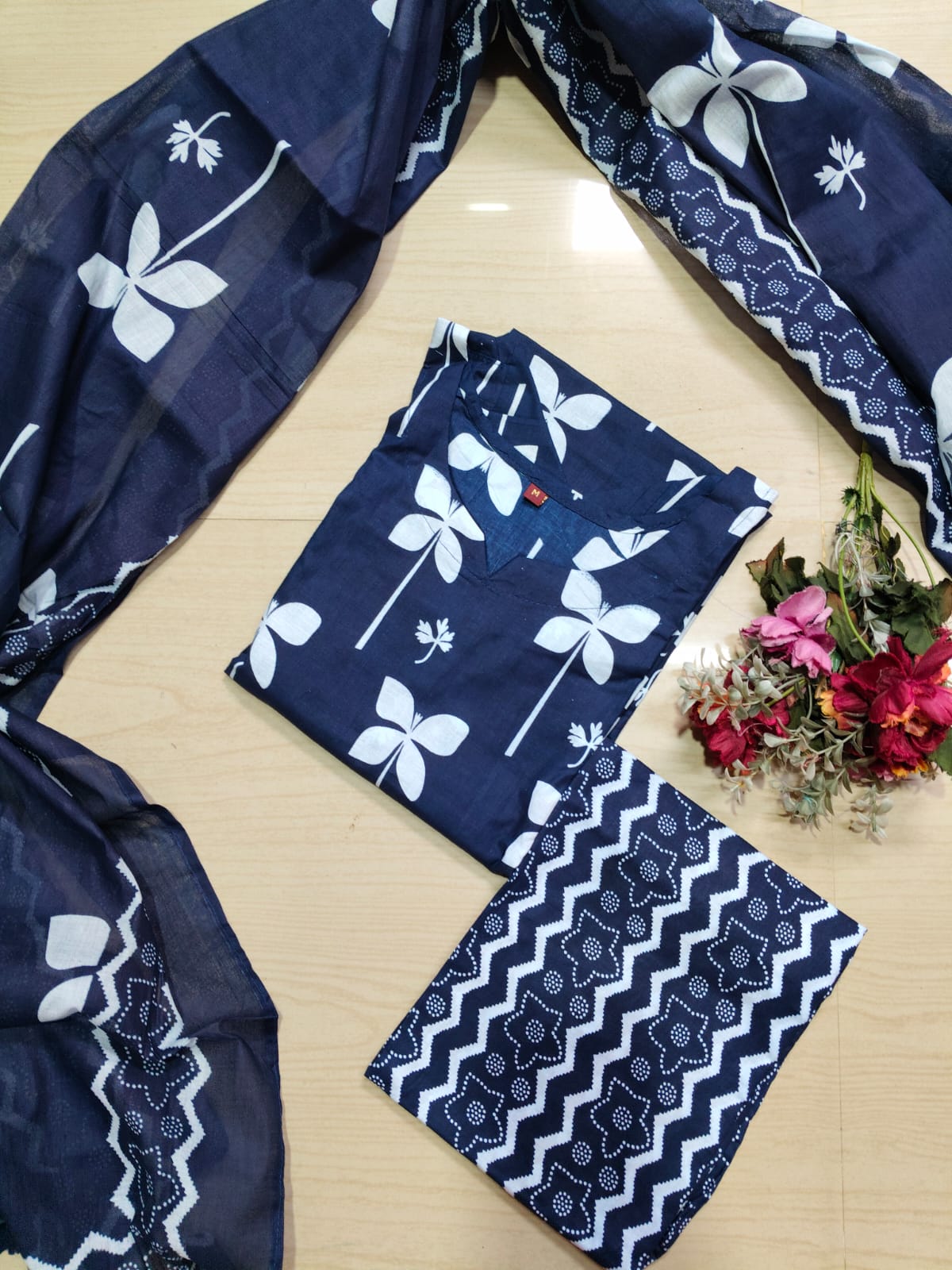 Petals Dupatta Sets  FDS254