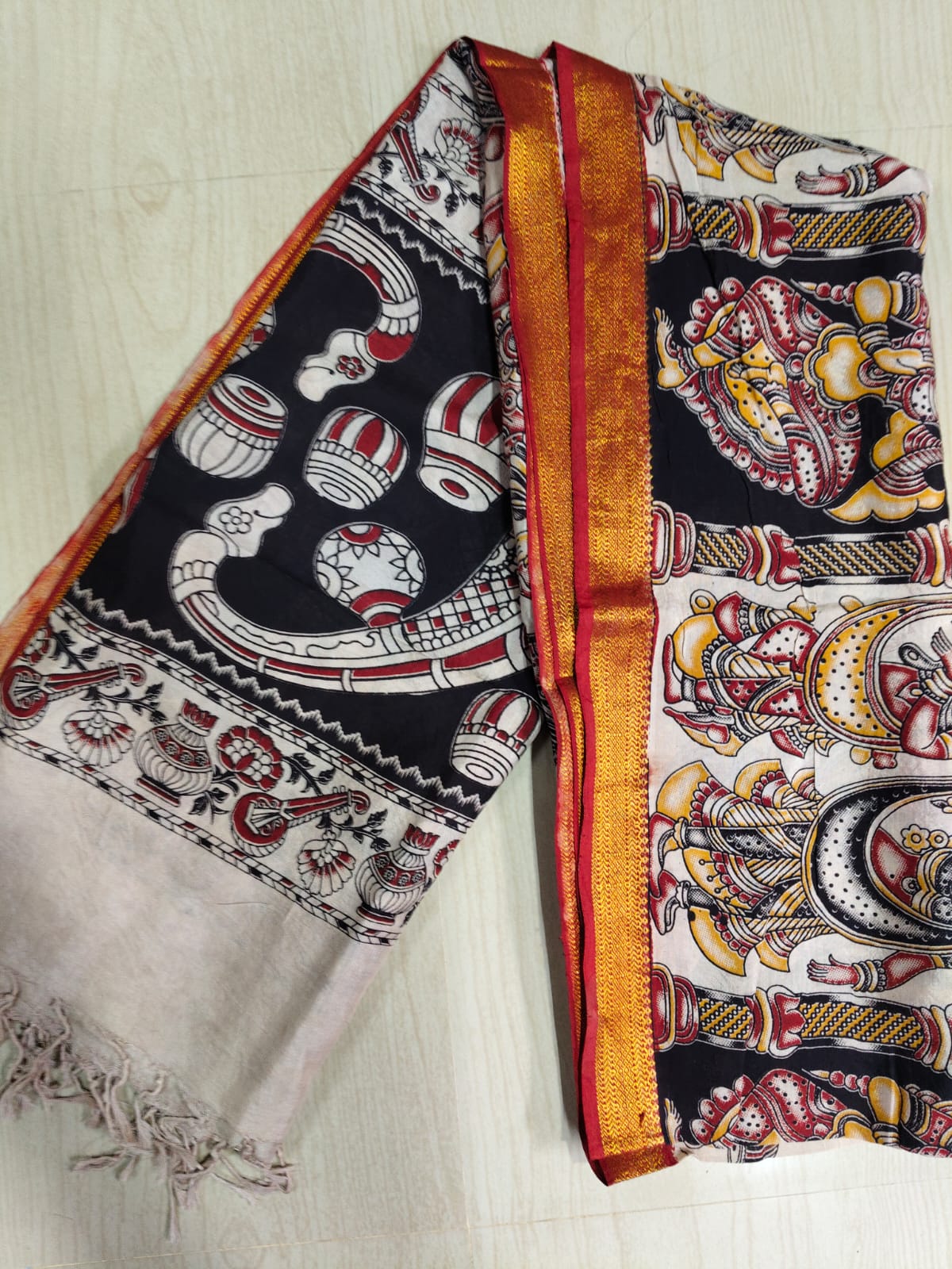 Kalamkari Pure Cotton Duppatas KCD25