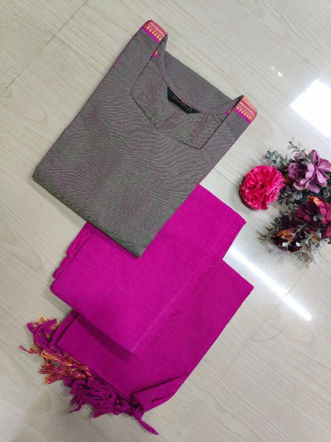Petals Dupatta Sets  FDS263