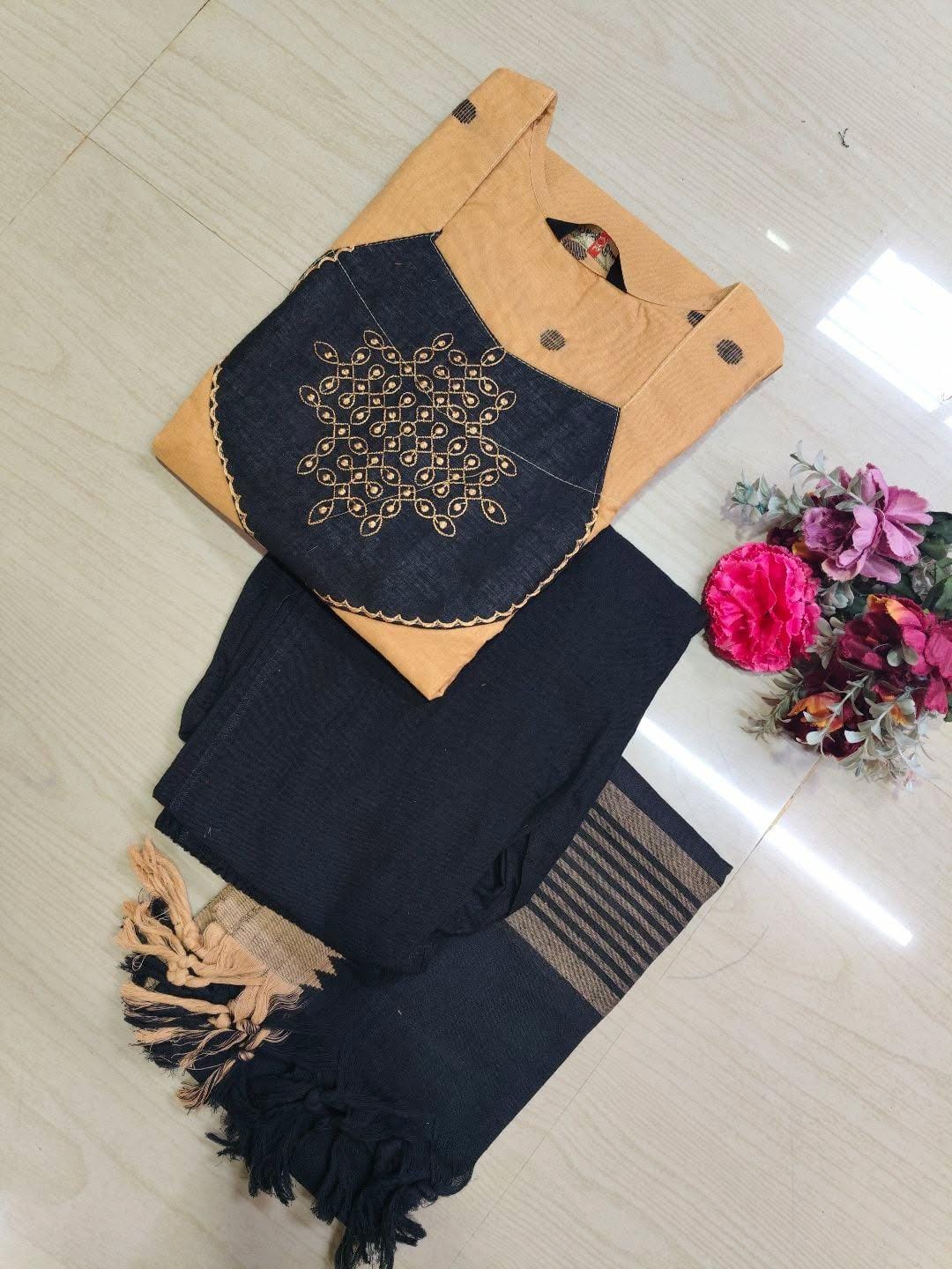 Petals Dupatta Sets  FDS266
