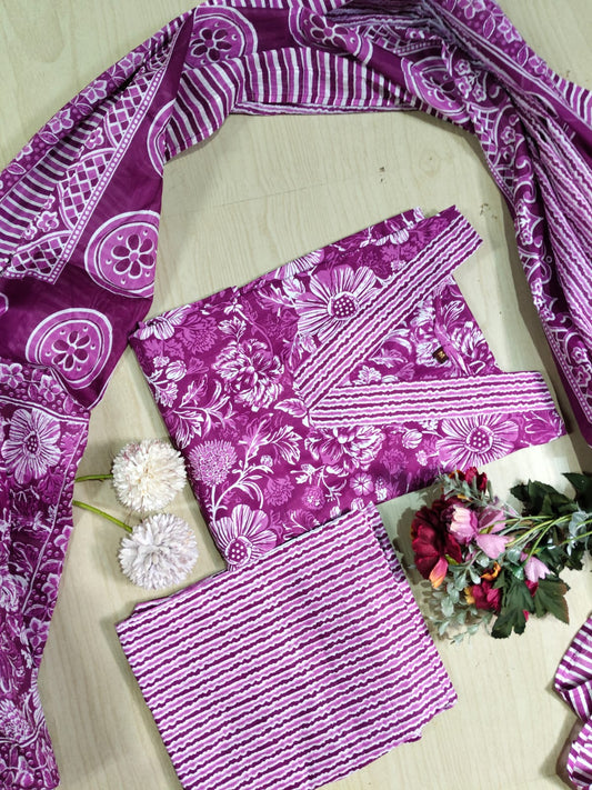 Petals Dupatta Sets - FDS26