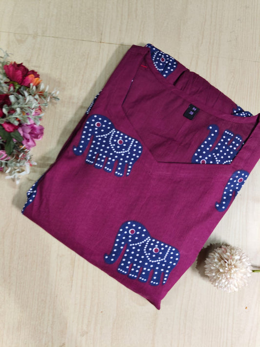 Cotton Floral Frock - CFF26