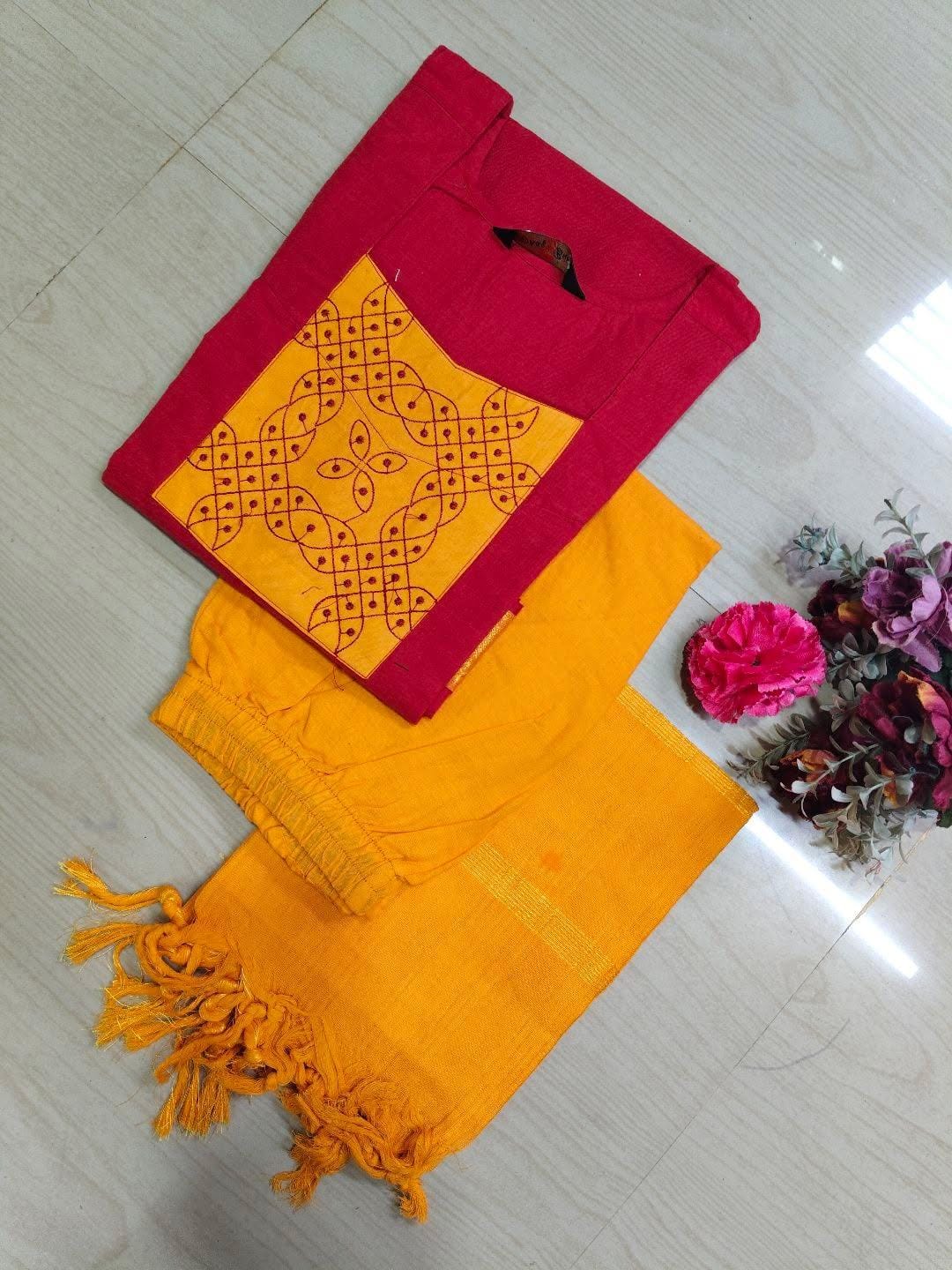 Petals Dupatta Sets  FDS270