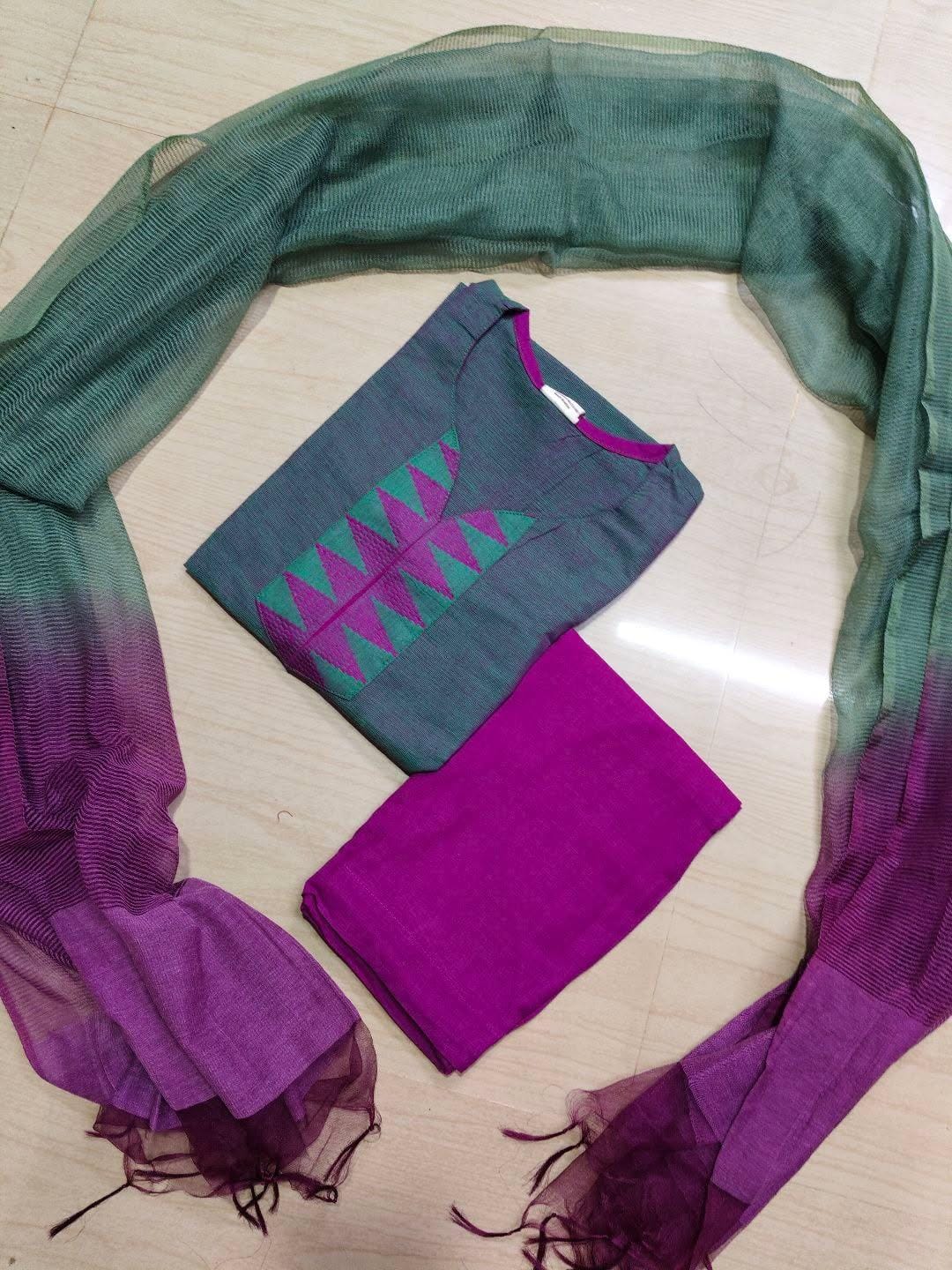 Petals Dupatta Sets  FDS276
