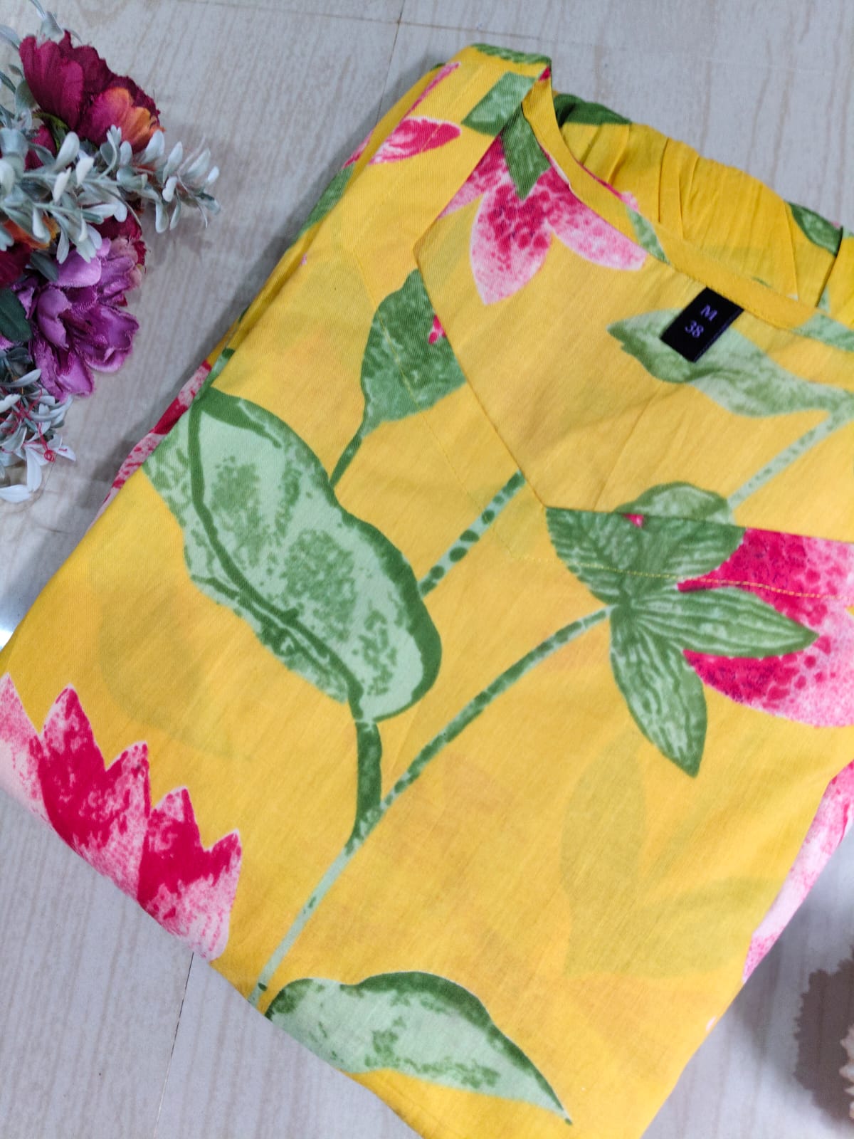 Cotton Floral Frock - CFF27