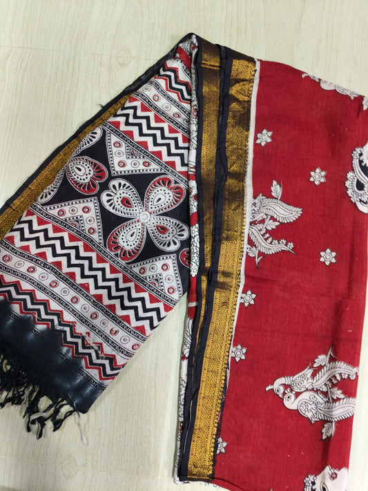 Kalamkari Pure Cotton Duppatas KCD27