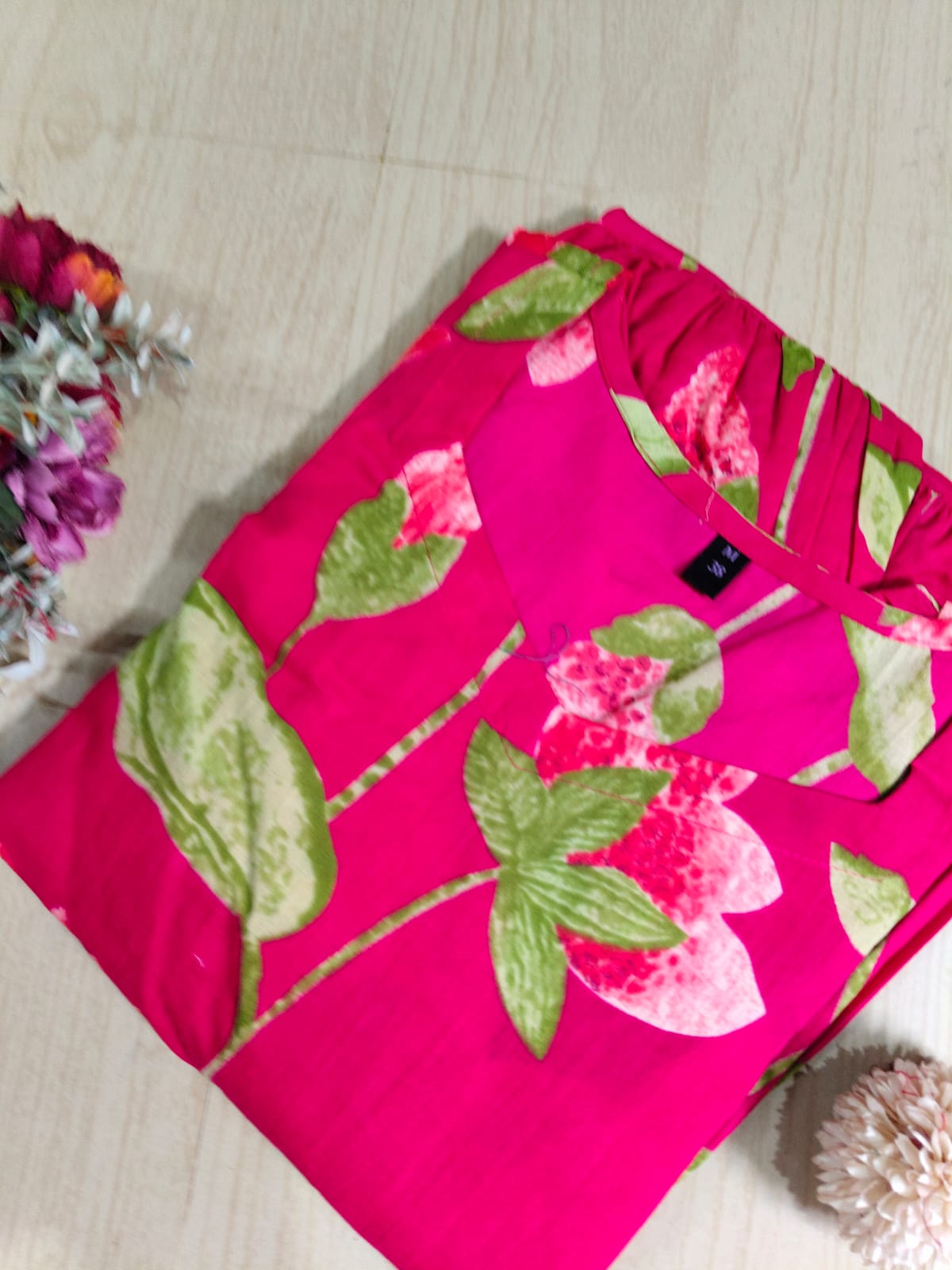 Cotton Floral Frock - CFF29