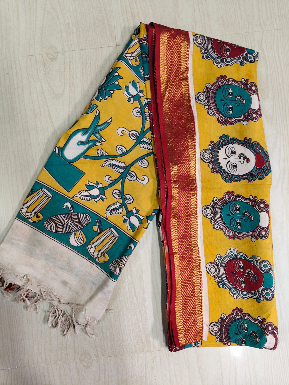 Kalamkari Pure Cotton Duppatas KCD29