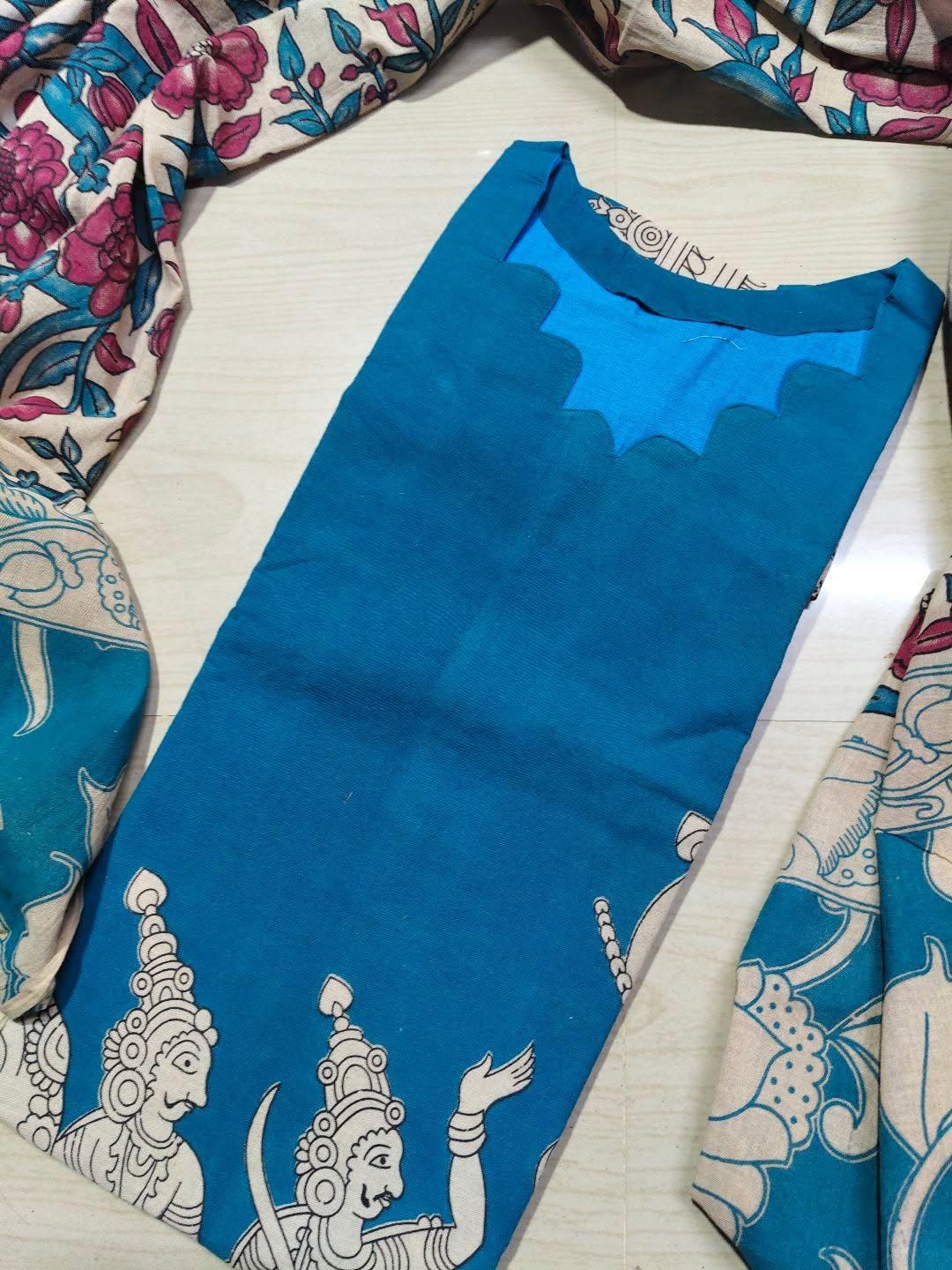 Kalamkari Kurti With Dupatta  KK83