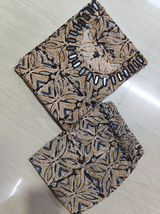 Kalamkari Kurti With Phant  PKA02