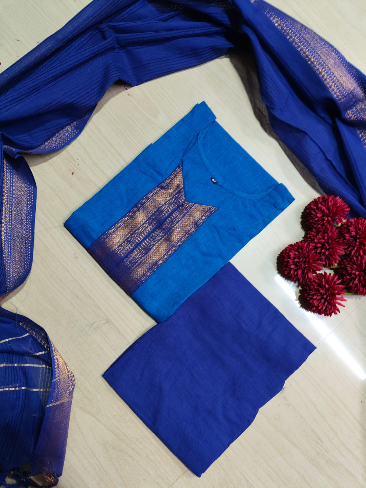 Petals Dupatta Sets  FDS230
