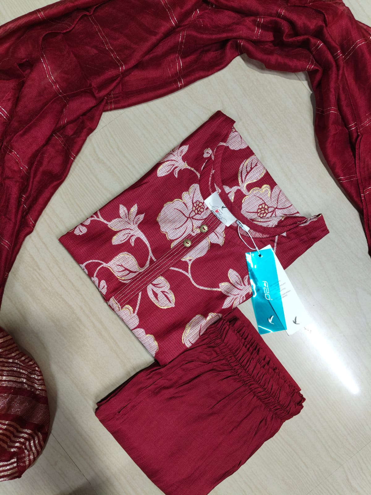 Premium Shiny Vetican Silk Kurti - SVK31