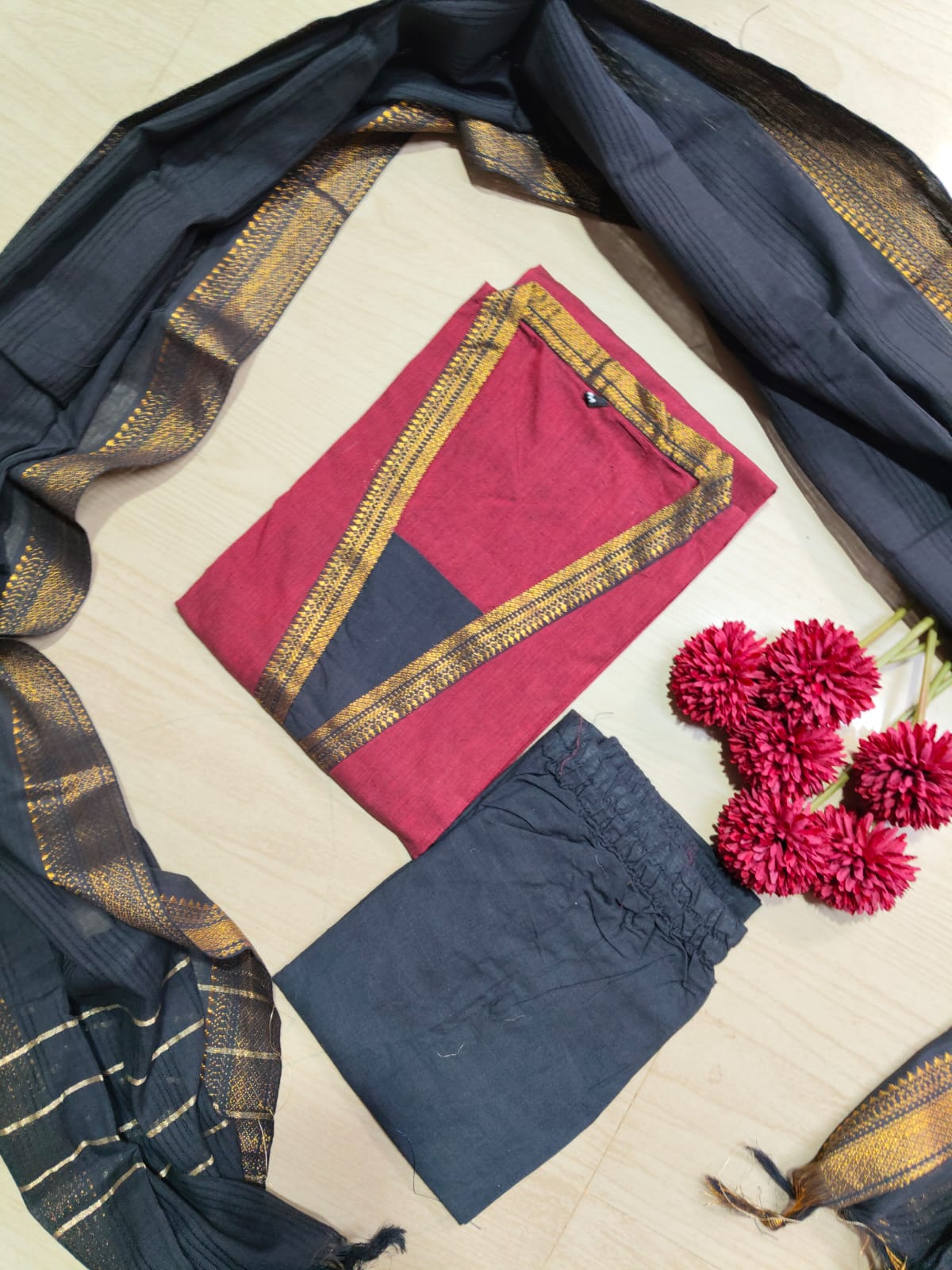 Petals Dupatta Sets  FDS232