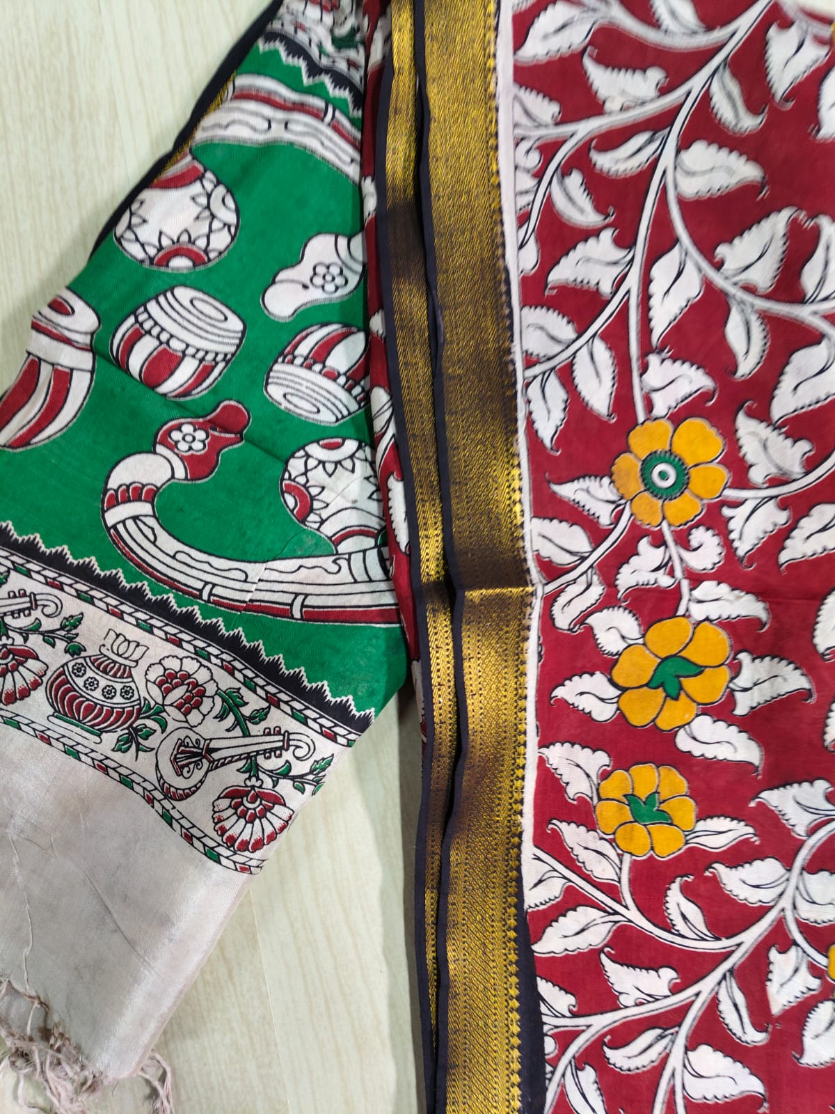 Kalamkari Pure Cotton Duppatas KCD32
