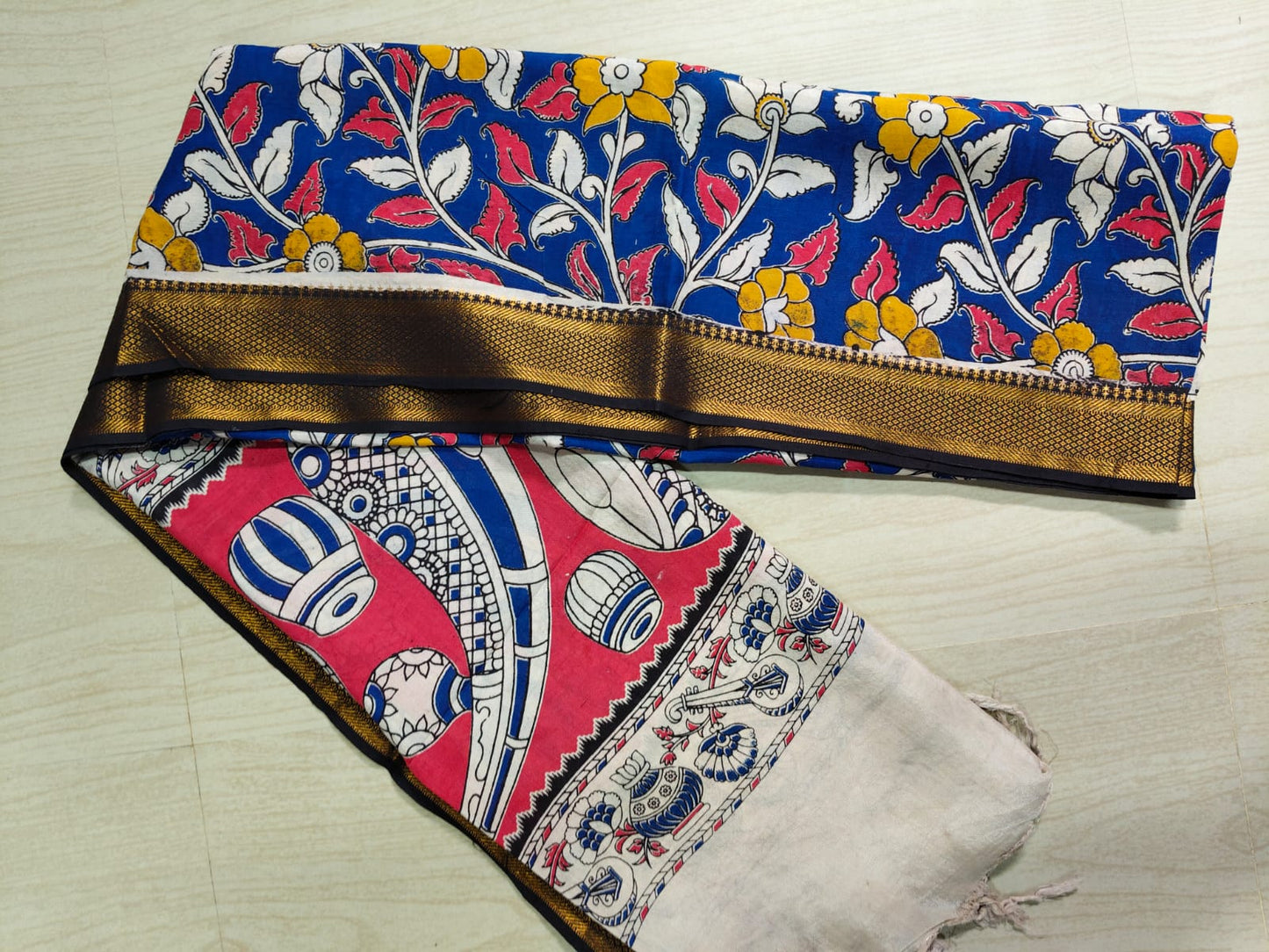 Kalamkari Pure Cotton Duppatas KCD33