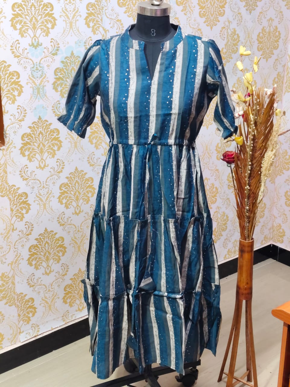 Premium Muslin Frock  CFF135