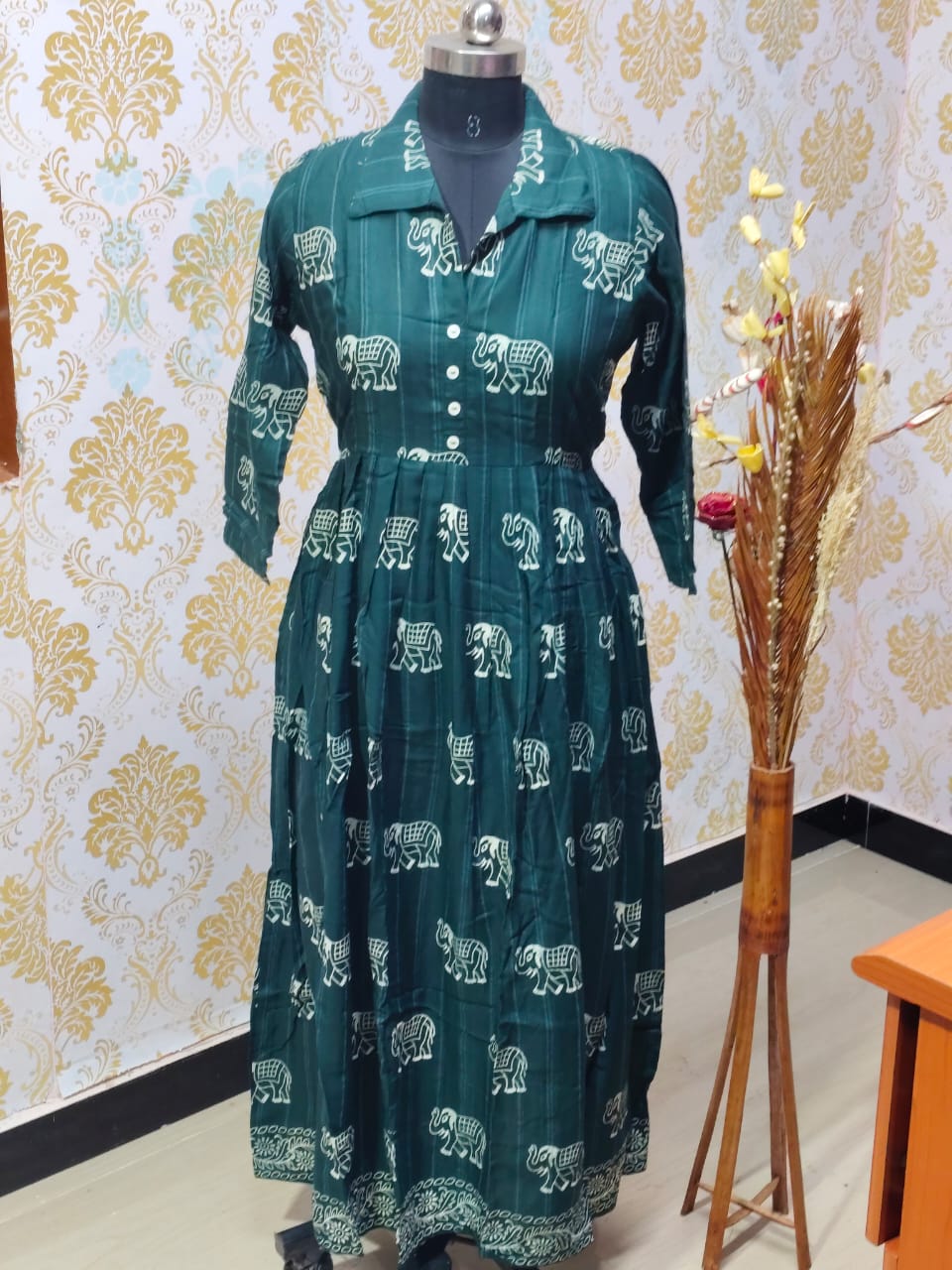 Premium Muslin Frock  CFF136