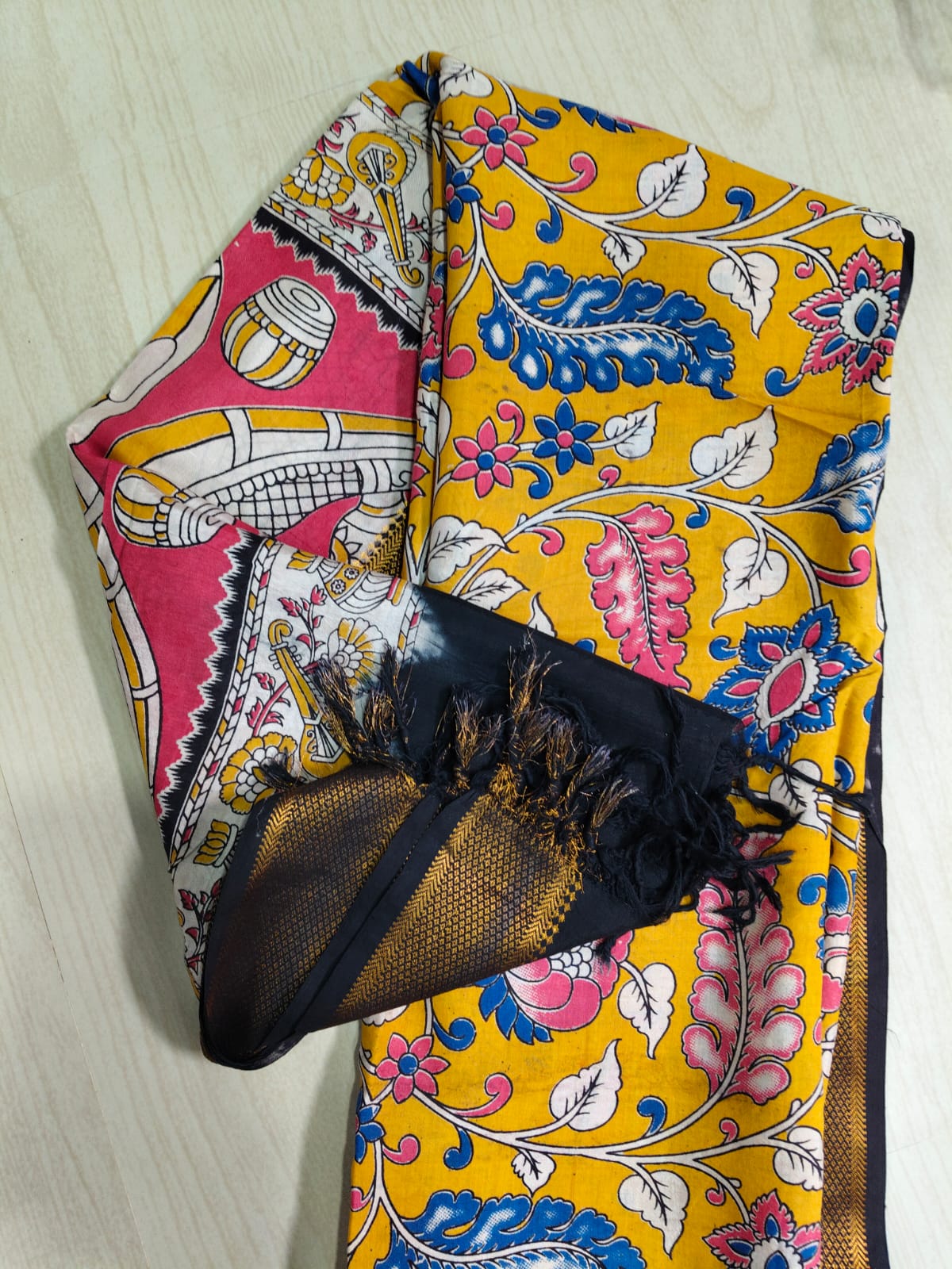 Kalamkari Pure Cotton Duppatas KCD37