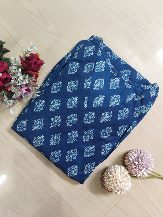 Cotton Floral Frock - CFF36